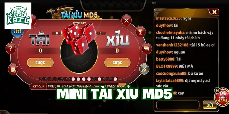 Hướng Dẫn Cách Chơi Mini Tài Xỉu MD5 Cho Hội Viên Mới K9CC Chiến thuật vàng khi chơi Mini Tài Xỉu MD5