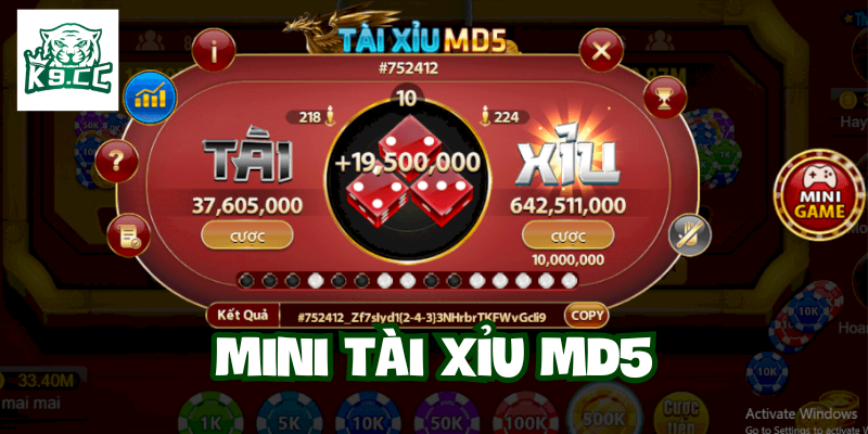 Hướng Dẫn Cách Chơi Mini Tài Xỉu MD5 Cho Hội Viên Mới K9CC Mini Tài Xỉu MD5 là gì?